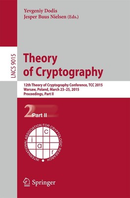 Theory of Cryptography Jesper Buus Nielsen