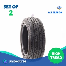 Set of (2) Used 215/55R17 Yokohama YK-GTX 94V - 10.5/32