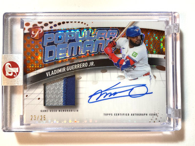 Vladimir Guerrero Jr. 2026 Topps Pristine Popular Demand Patch Auto 23/25