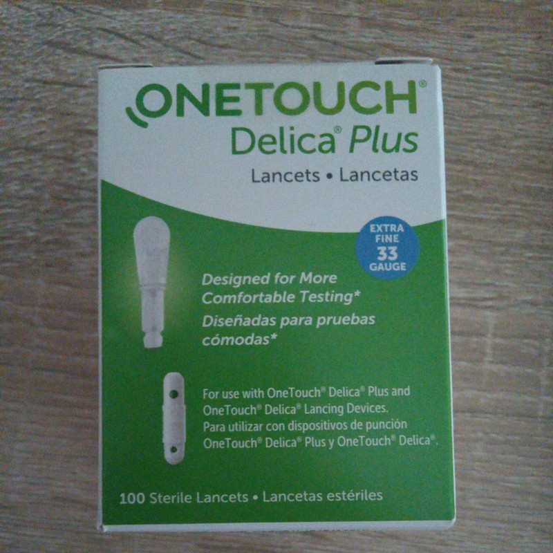OneTouch Delica Extra Fine 33 Gauge Lancets