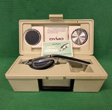Vintage Dymo 1570 Deluxe Chrome Tapewriter Ki...