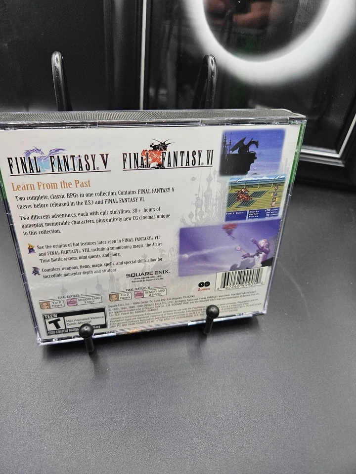 Final Fantasy Anthology V + VI GH / PlayStation 1 PS1 / CIB con scheda di registrazione / leggi  - Immagine 2 di 4