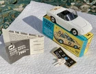 RARE WHITE, ALL ORIGINAL, VINTAGE CORGI 318: LOTUS ELAN S2 (1965) VERY NEAR MINT