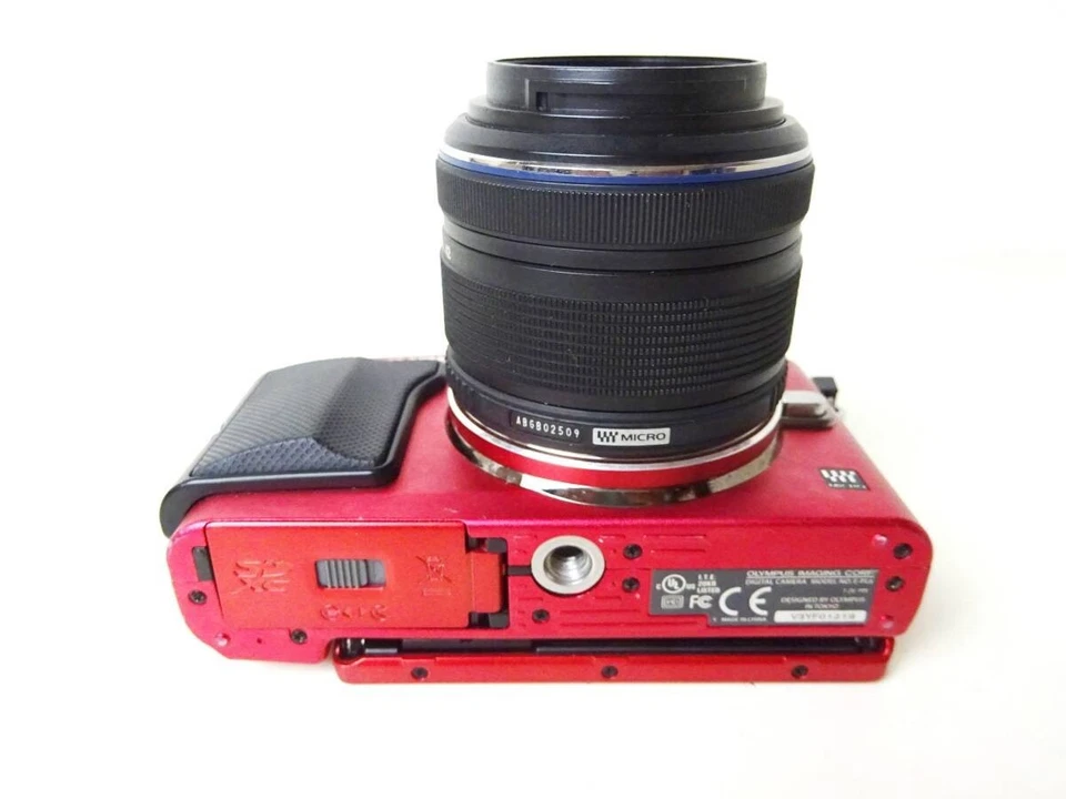 Olympus Pen Lite E-PL6 16,0 MP rojo 16,1 MP 14-42 mm f3,5-5,6 bueno de Japón Foto 4 de 4