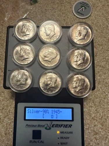 9- 1964 ~ Kennedy Half Dollar  ~ Uncirculated 90 % Silver