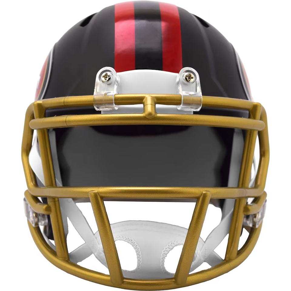 [BIG SALE] San Francisco 49ers Riddell Speed Mini Football Helmet Alt ...