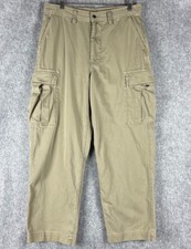 Vintage Polo Ralph Lauren Cargo Pants Men 34x30 Khaki Beige Utility Military 90s