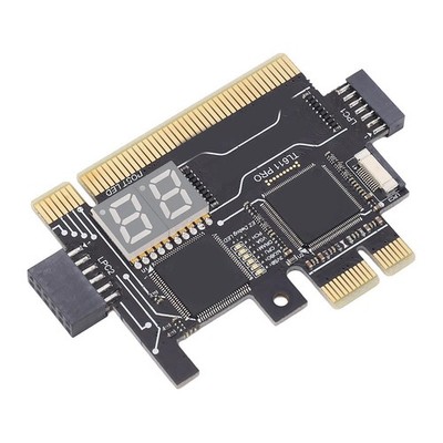 TL611 Pro Motherboard Diagnosekarte PCB Material PCI-E LPC Debug-Karte Mit