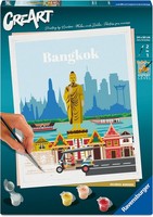 Ravensburger Creart 12023095 - Farbenfrohes Bangkok - Malen Nach Zahlen Ab 12 Ja