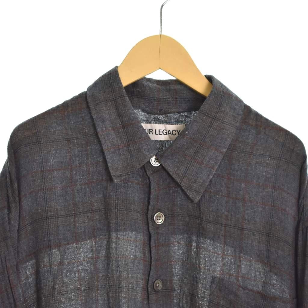 Our Legacy OUR LEGACY 25SS ABOVE SHIRT Bazaar Check Breeze Weave