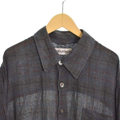 Our Legacy OUR LEGACY 25SS ABOVE SHIRT Bazaar Check Breeze Weave