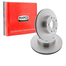 2x MAPCO BREMSSCHEIBEN 280mm BELÜFTET VORNE HINTEN passend für CITROËN JUMPER FI