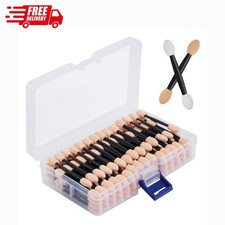 120 Pack Disposable Eyeshadow Brush, Double Ended Sponge Eye Shadow Applicator