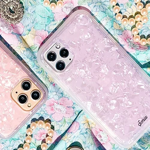 Phone Case for iPhone 13 Pro Max / iPhone 12 Pro Max Tort - Pink Pearl Tort - Picture 6 of 7