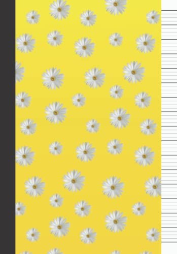 Stenoheft DIN A5 Notizbuch Gelb Blumen Stenografie Lineatur 12 110 Seiten-image