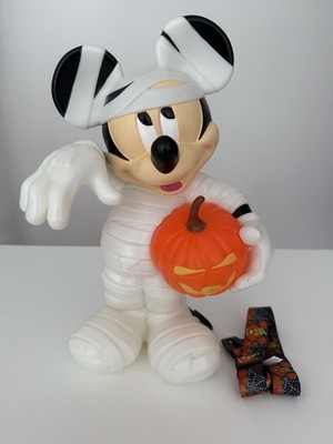 Disney Parks Mickey Mouse Mumie Halloween Popcorn Eimer leuchtet im Dunkeln