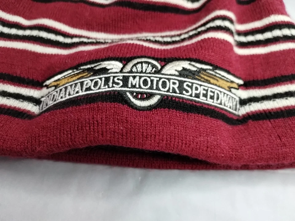 Indianapolis Moto Speedway Insulated Beanie Vintage Maroon Color  - Image 2 of 4