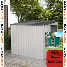 Metal Garden Shed 7 x 5ft Tool Equipment Outdoor Storage Shelter Sliding Door