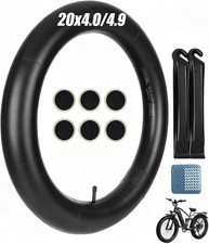 20x4.0/4.9 Fat Tire Bike Inner Tubes with AV 32mm Valve, 20x4.0/4.9 Premium Buty
