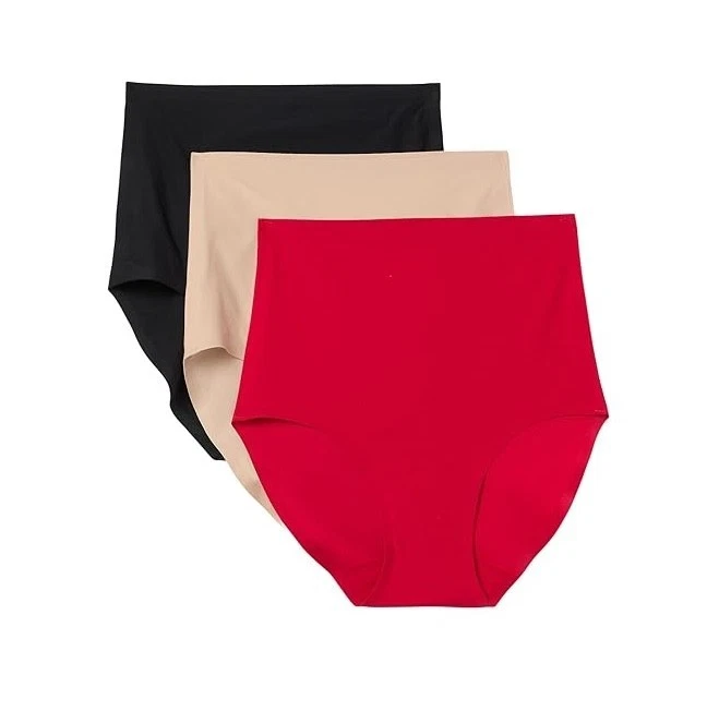 Lencería Chantelle L9729 Mujer Multi Suave Elastizado Paquete de 3 Calzoncillos Cintura Alta OS Foto 3 de 4