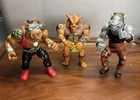 VTG  TMNT 5” action figure lot Rocksteady Bebop Rahzar
