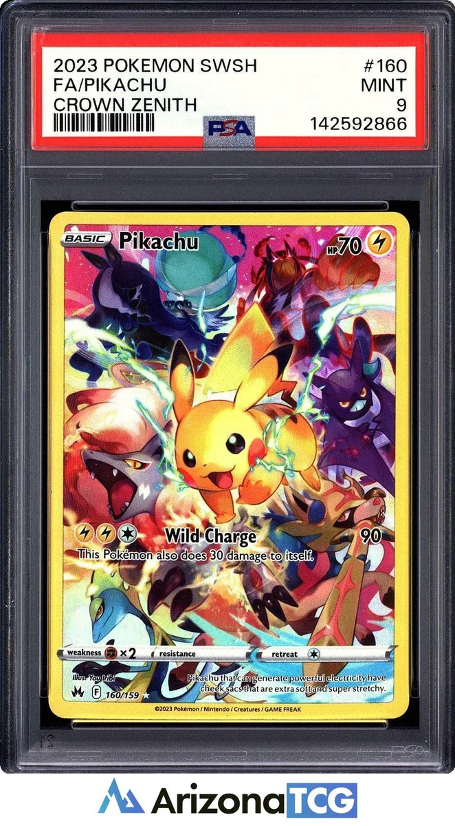 Las mejores ofertas en Pikachu 160/159 Crown Zenith | eBay
