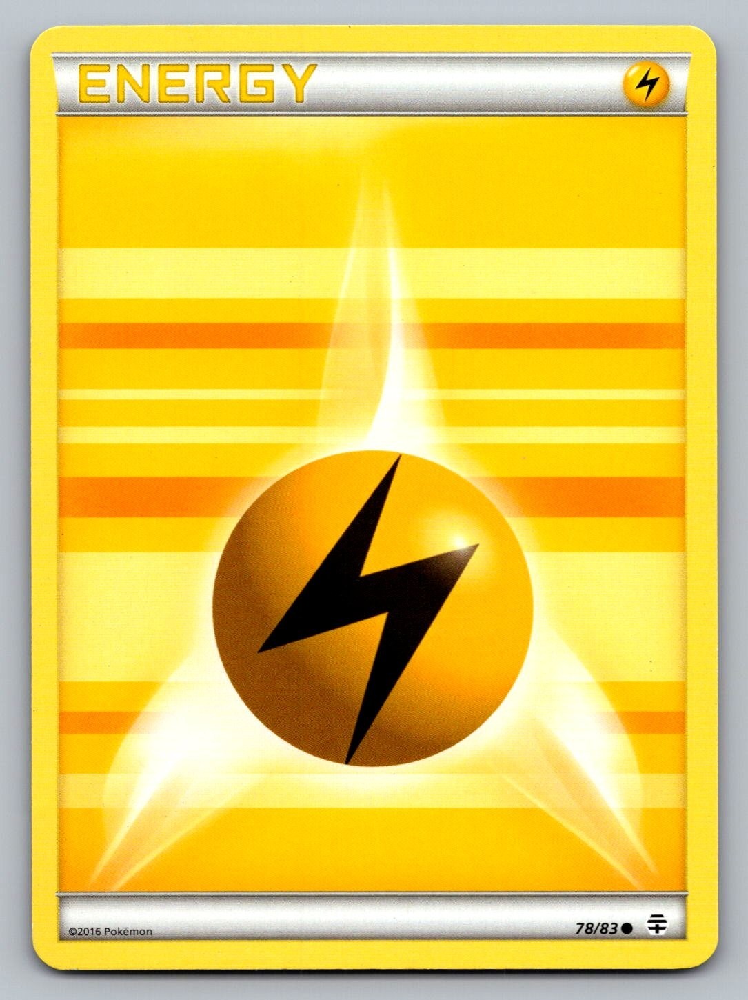 Pokemon TCG Generations Lightning Energy #78