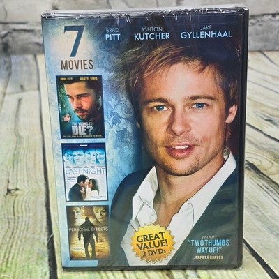 7 Movies Brad Pitt Angelina Jolie Jake Gyllenhaal 2-Disc DVD Set Drama Romance
