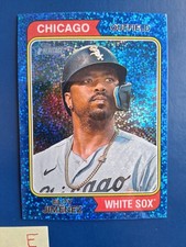 2023 Topps Heritage Chrome Blue Sparkle Eloy Jimenez #70 Chicago White Sox