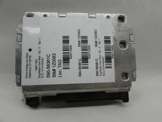 ORDENADOR ECM ECU BMW 740i 1996 96 1997 97 12141430051 712409 Foto 3 de 4