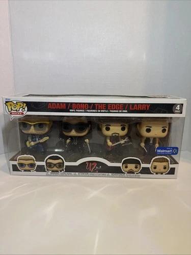 Funko Pop! Rocks / U2 / Zoo TV / Adam / Bono / The Edge / Larry /4-Pack
