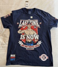 FINAL MATCH T-SHIRT WASHINGTON DC 2025 JOHN CENA FAREWELL TOUR SIZE LARGE WWE