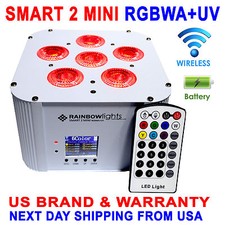 LED 6x18W RGBWA UV Battery Powered WIRELESS DMX Par Can DJ Uplighting Up Light