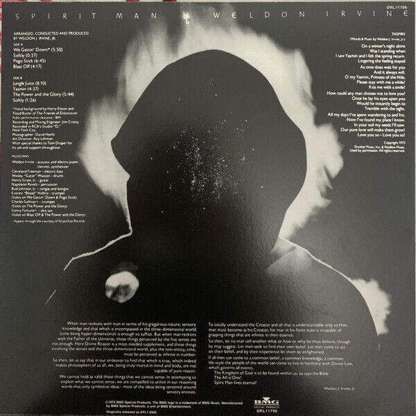 Weldon Irvine Spirit Man LP, Album, RE, Rai 0 Funk, Jazz Weldon Irvine Spirit Man LP, Album, RE, Rai 0 Funk, Jazz