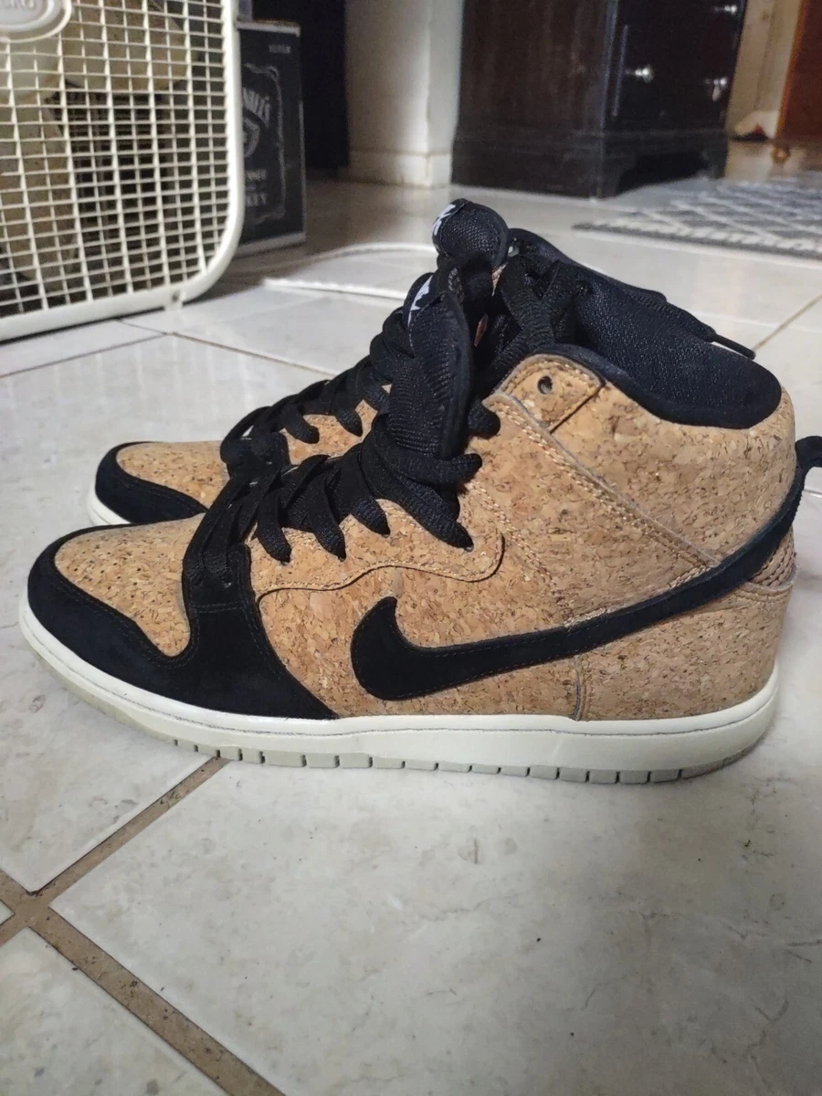 Size 9.5 - Nike SB Dunk High Premium Cork 2015 | eBay