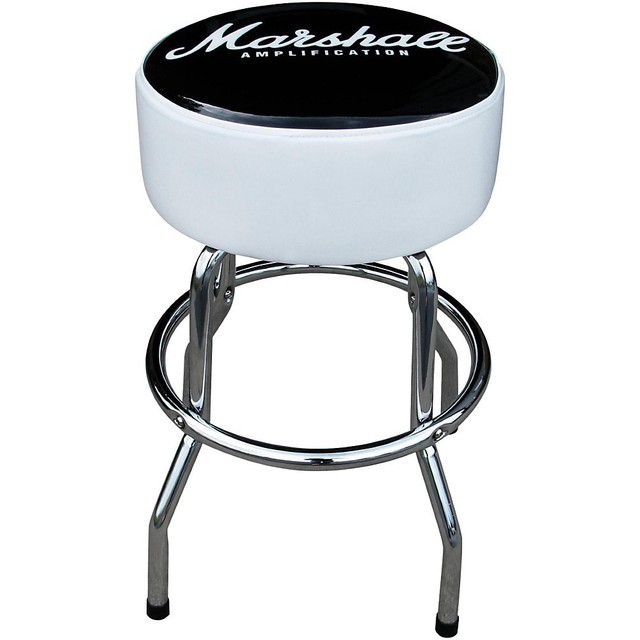 Marshall Barstool 24 Inch Logo Swivel Bar Stool Ebay Marshall 24 Inch Swivel Barstool