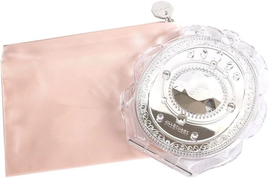 Jill Stuart Compact Mirror II With  Pink Pouch Japan Makeup Worldwide - Image 2 of 2