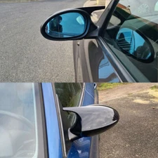 For BMW E90 E91 E92 E93 PRE-LCI Gloss Black M3 Style Side View Mirror Cover Caps