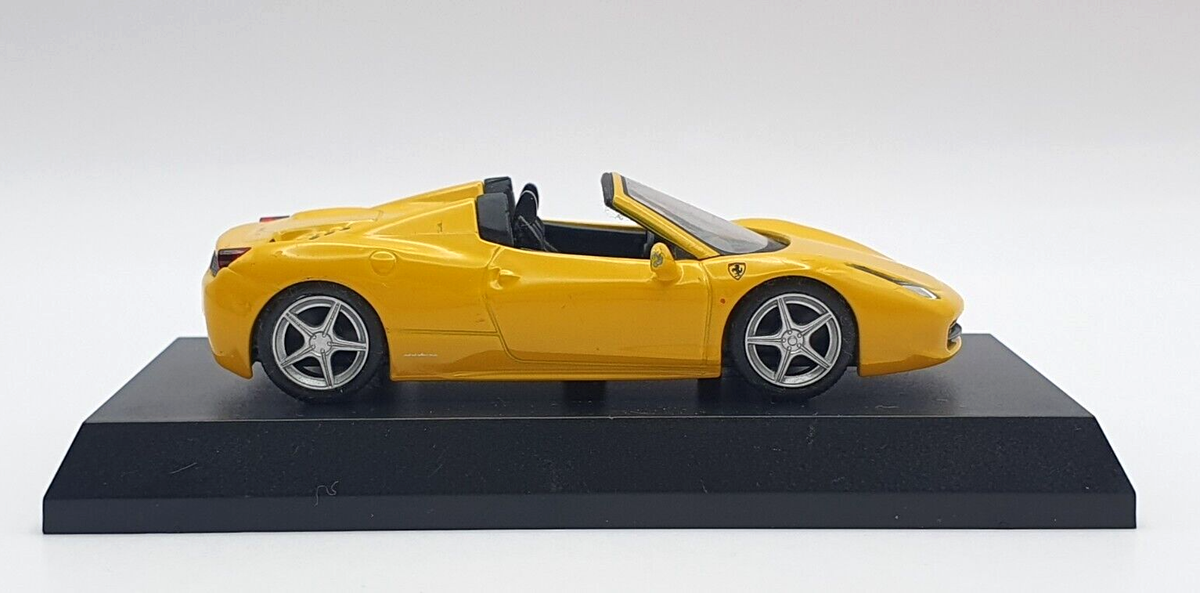 1/64 Kyosho FERRARI 458 ITALIA SPIDER YELLOW diecast car model