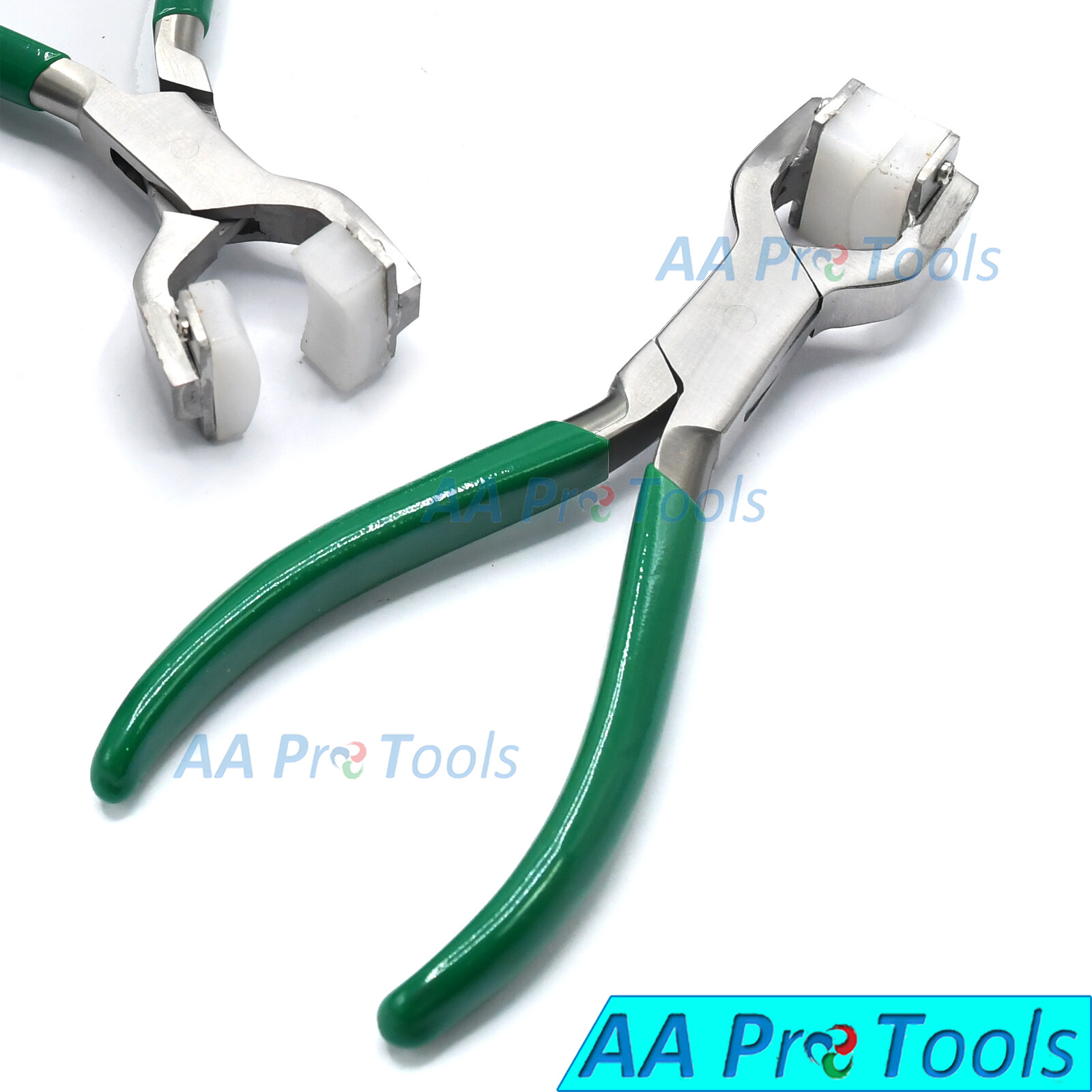 3 Assorted Color Flat Jaw NYLON Tip Pliers Opticians Jewellery Making