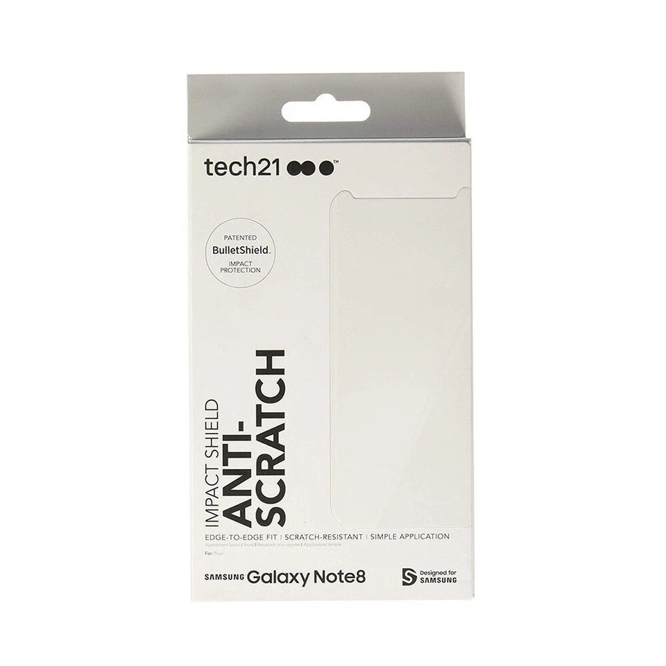 Tech21 Note 8 Película Protectora de Pantalla + Funda Gel para Samsung Galaxy Note8 Foto 2 de 4