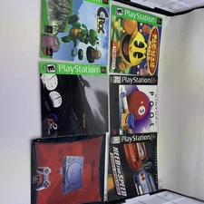 Lot of 6 PlayStation 1 Game Manuals Jewel Case Artwork Inserts