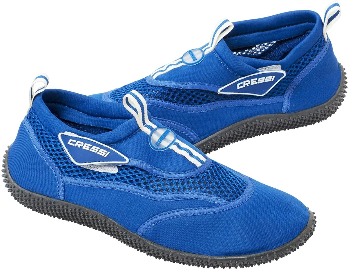 Cressi Reef Premium Aqua Beach Shoes Kids Blue UK 6