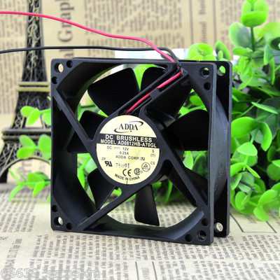 1PC AD0812HB-A70GL ADDA Cooling Fan DC12V 0.25A 2Pin 80x 80 x 25mm New