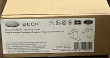 Premier Beck Single-Handle Center set Lavatory Faucet Pop Up Brushed Nickel