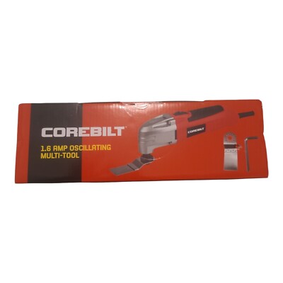 Brand New In Box : Corebilt 1.6 Amp Oscillating Multi Tool : 6ft Cord 120V