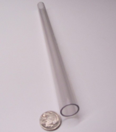 Tubo/tubo tondo trasparente in policarbonato Kmac .750" x .625" (3/4" x 5/8") - Foto 22 di 82