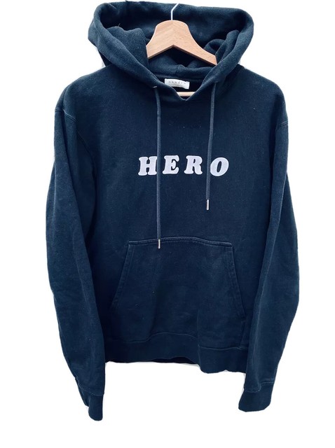 Sandro  RARE !! Black « Hero » Hoodie Size M / Medium