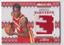 AJ Griffin 2022-23 Hoops Winter #RS-AG Rookie Sweaters Atlanta Hawks