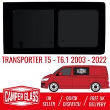T5 T6 Transporter Pass Side REAR OPENING Privacy Window, 2003-current